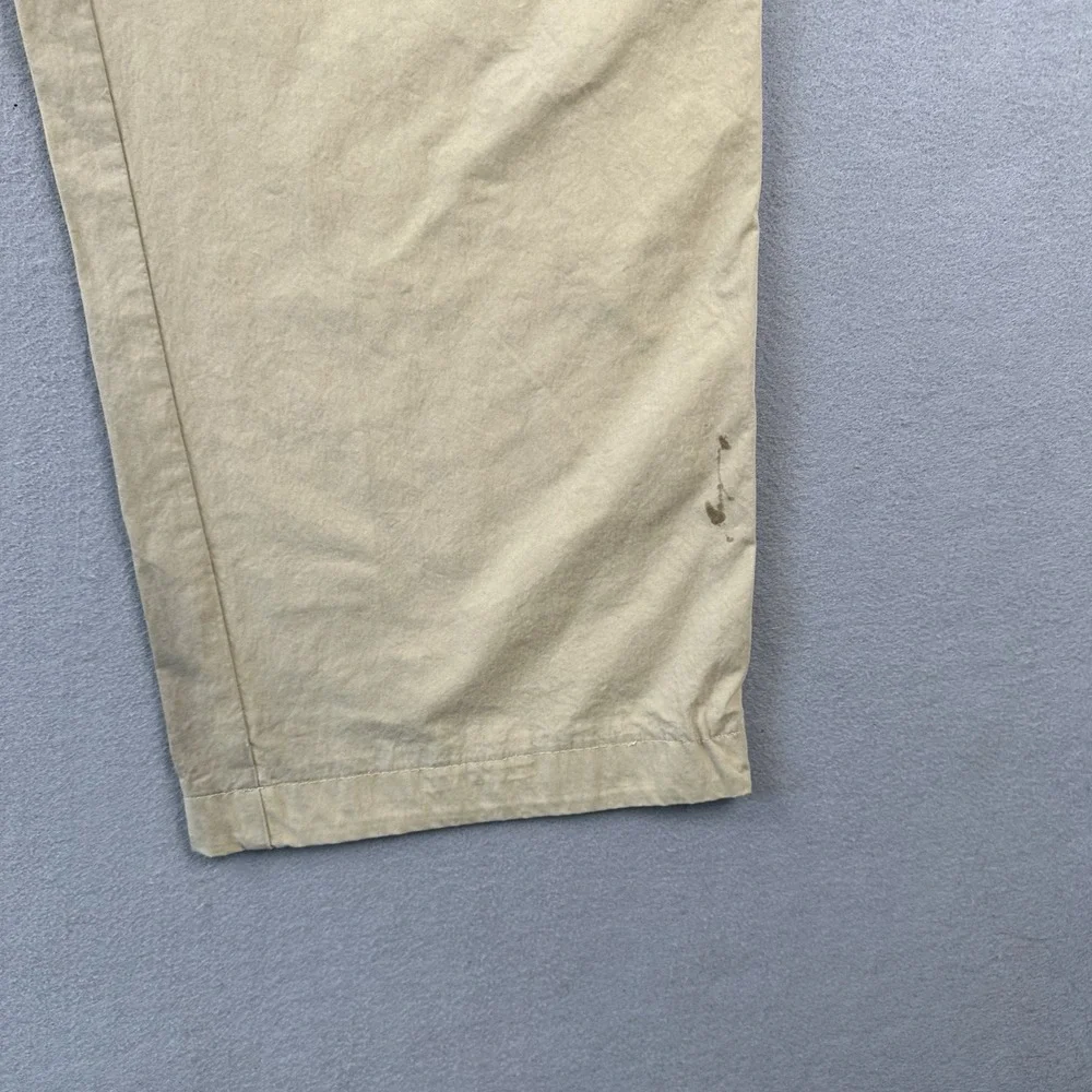 Y2K Aeropostale Baggy Cargo Pants Men's Large Beige Convertible Zip Off Wide Leg - Picture 8 of 16